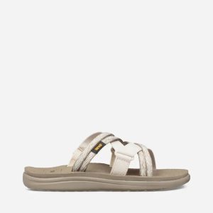 Teva Voya Slide Damen Sandalen Weiß (Österreich)